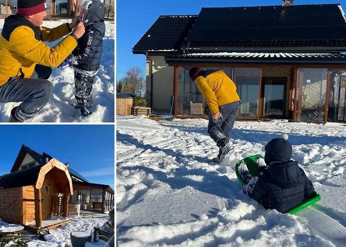Na Mazurach Ze Spa, Basenem I Jacuzzi Vila *