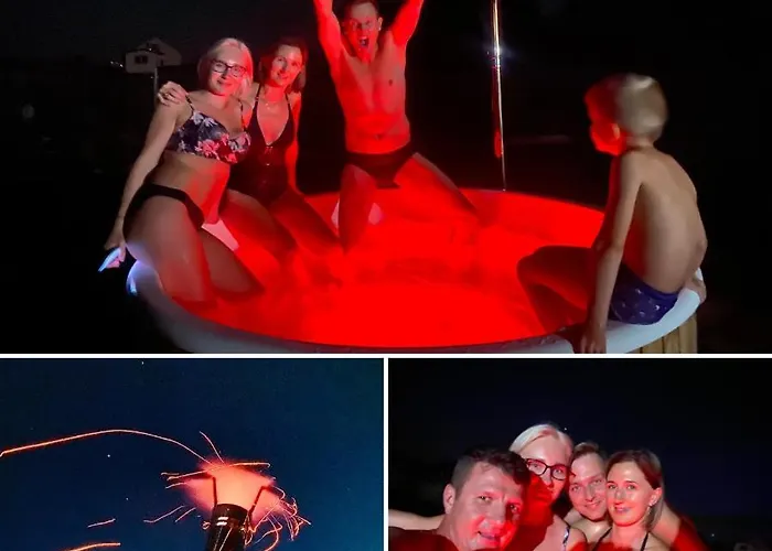 Vila Na Mazurach Ze Spa, Basenem I Jacuzzi Giże